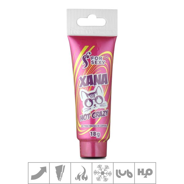 *Excitante Feminino Xana Hot Crazy Bisnaga 18g (17617) - Padrão