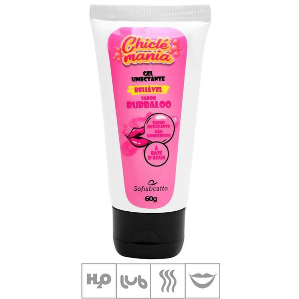 Lubrificante Beijável Chiclé Mania 60g - (17878) - Bubbaloo