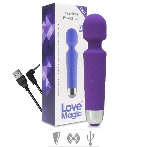 Massageador Recarregável Love Magic Hot SI (5344-ST633) - Roxo