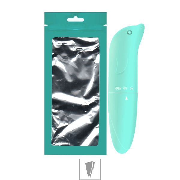 Vibrador Ponto G Aveludado Golfinho SI (6178) - Azul