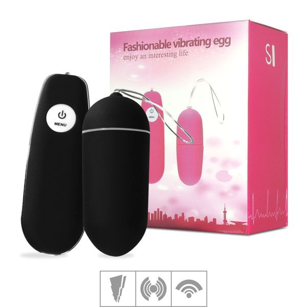 *Cápsula Vibratória 10 Vibrações Green Baby SI (6583) - Preto