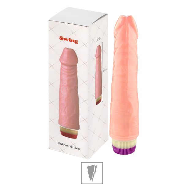 Prótese 18x14cm Com Vibro Rotativa Swing SI (8222) - Bege