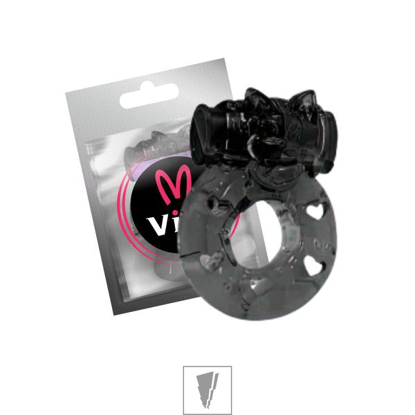 Anel Peniano Com Vibro Bichinhos Variados VP -(AN021-ST328) - Preto