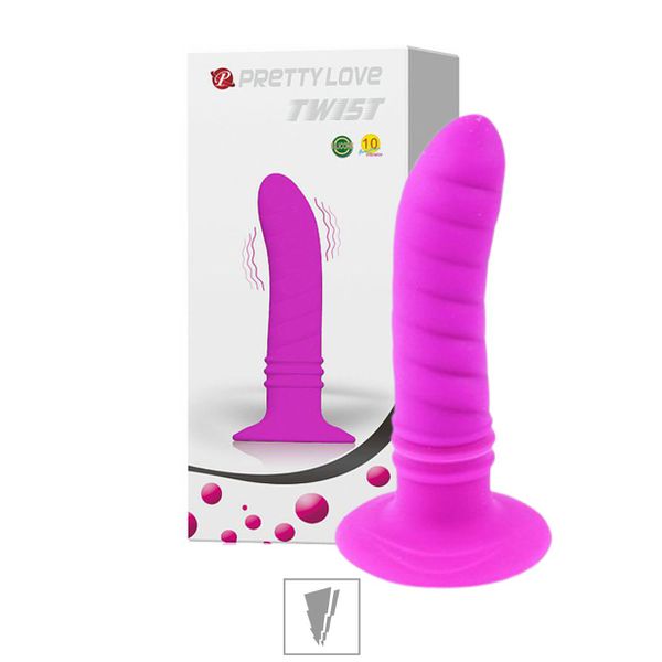 Plug de Silicone Com Vibro Twist (G2175-5402) - Roxo
