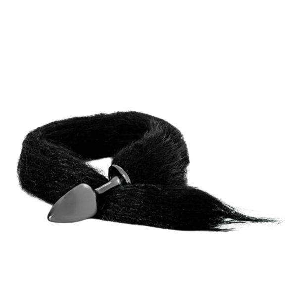 Plug de Metal Onix Com Cauda Hard (HA116P) - Preto