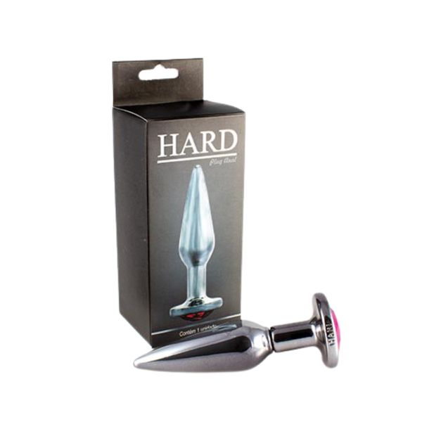 Plug de Metal Slim Com Pedras Variadas (HA172) - Onix