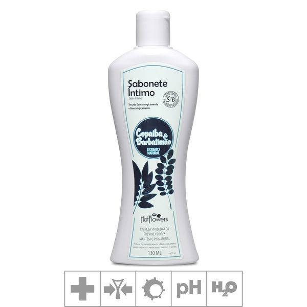 Sabonete Íntimo Hot Flowers 130ml (HC506) - Copaíba e Barbatim.