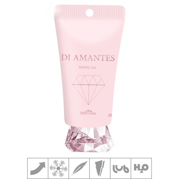 Excitante Feminino Di Amantes Rosa 25g (HC730) - Padrão