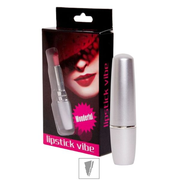 Vibrador Formato De Batom Lipstick VP (MV007) - Prata