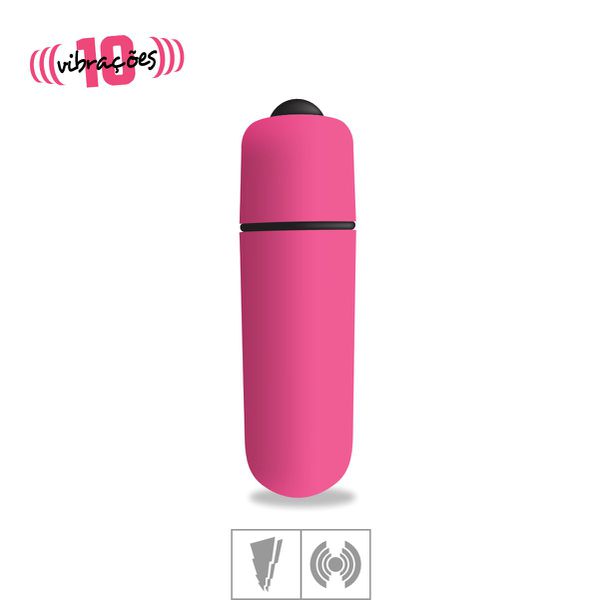 Cápsula Vibratória Power Bullet 10 Vibrações VP (MV102-ST387) - Pink