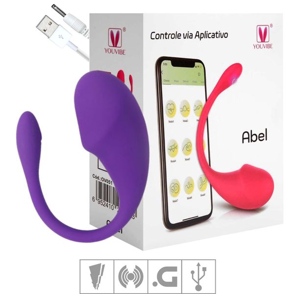 Estimulador Via APP Ponto G Abel VP (OV051) - Roxo