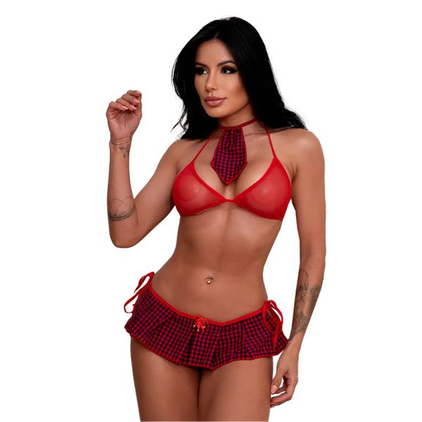 Fantasia Mini Colegial (PS3358) - Padrão