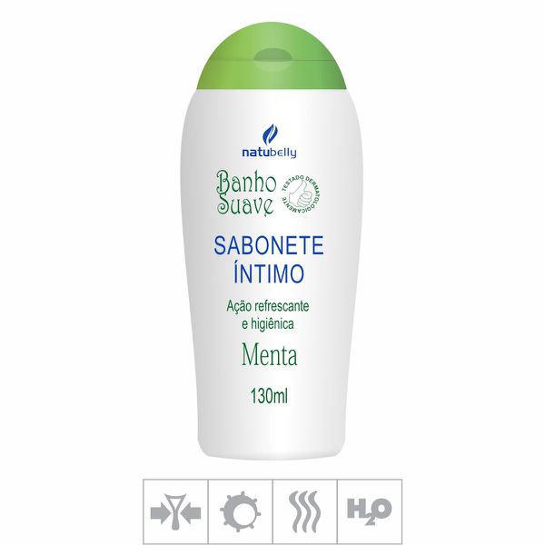 *Sabonete Íntimo Banho Suave 130ml (ST182) - Menta