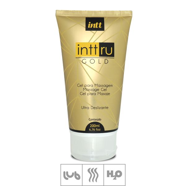 *PROMO - Gel Para Massagem Intt Ru 200ml Validade 05/23 (ST359) - Gold