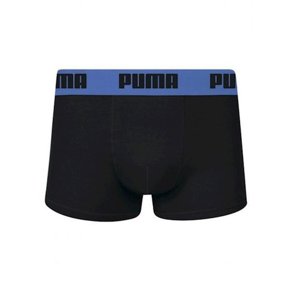 *Cueca Sunga Cotton Puma (ST437) - Preto c/ Azul