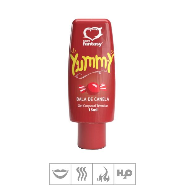 Gel Comestível Yummy Hot 15ml - (ST592) - Bala de Canela