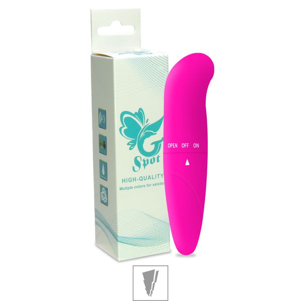 Vibrador Ponto G Aveludado Linha Color Spot (17507-ST715) - Magenta