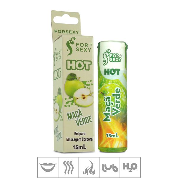 Gel Comestível For Sexy Hot 15ml (ST730) - Maçã Verde