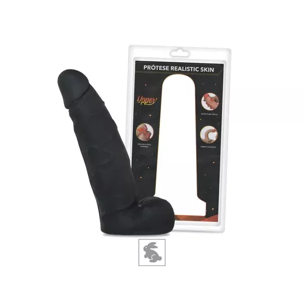 Prótese 12x11cm Com Escroto Mark Upper (UP26-UP578-3-ST782) - Preto