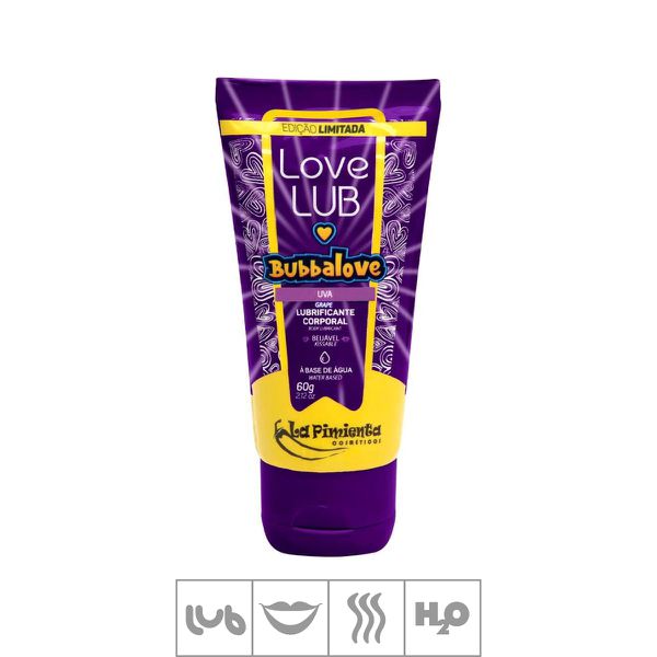Lubrificante Beijável Love Lub Bubbalove 60g (ST903) - Uva