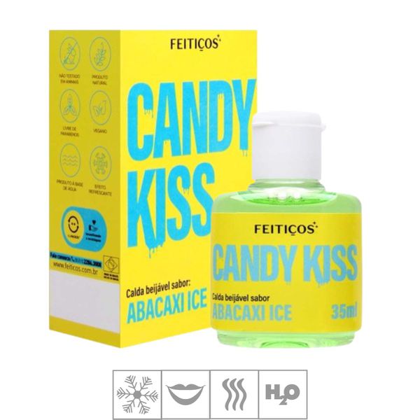 Calda Beijável Ice Candy Kiss 35ml - (ST959) - Abacaxi