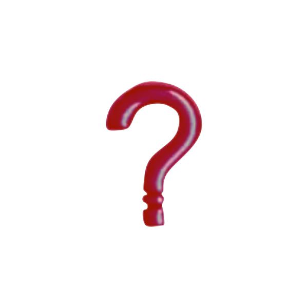 Ponto de Interrogação Para Personalização (HA180IT). - Vermelho