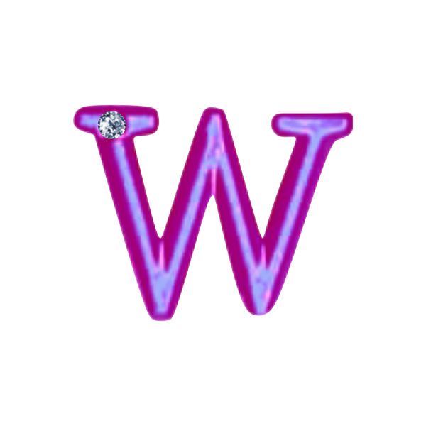 Letras Para Personalização Rosa (HA180R) - W