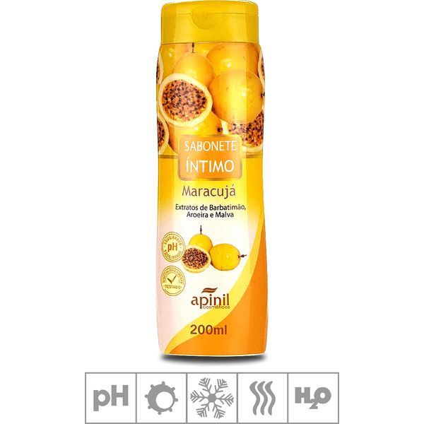 Sabonete Feminino Íntimo Apinil 200ml (ST183) - Maracujá