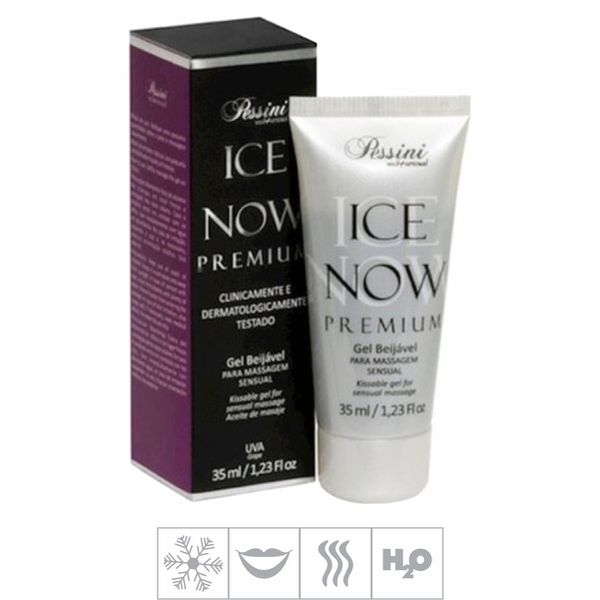 Gel Comestível Ice Now Premium 35ml (ST493) - Uva
