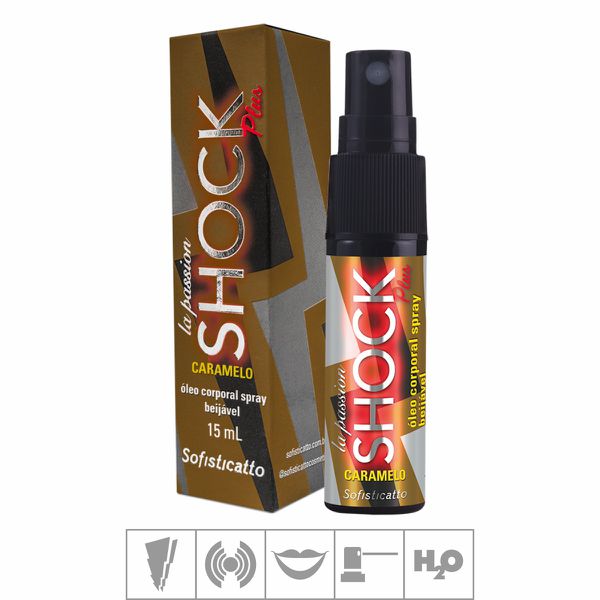 Excitante Unissex la Passion Shock Plus Spray 15ml (ST507) - Caramelo