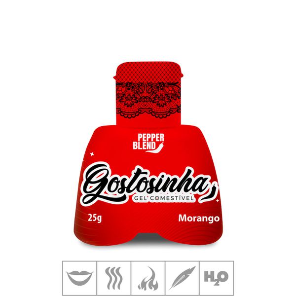 Gel Comestível Gostosinha Hot 25g (ST748) - Morango