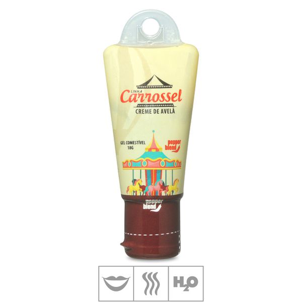 Gel Para Sexo Oral Carrossel 18g (ST762) - Creme de Avelã