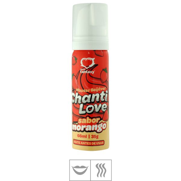 Mousse Efervescente Chanti Love 66ml (ST843) - Morango