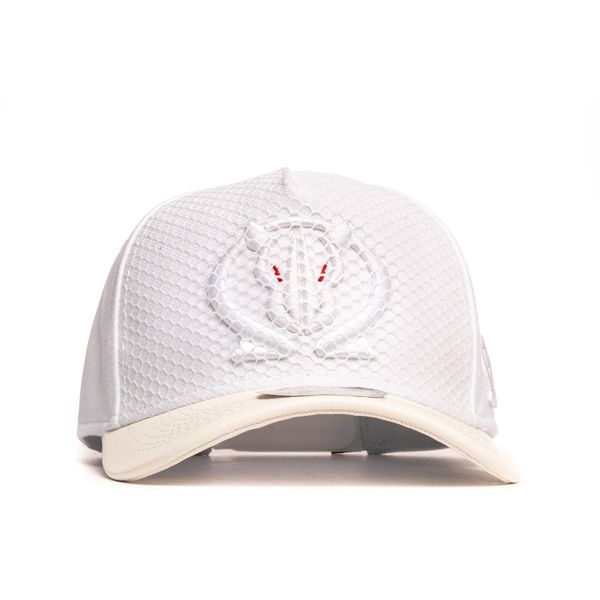 Boné Rhino Size Grid aba curva Branco RHINOSIZE