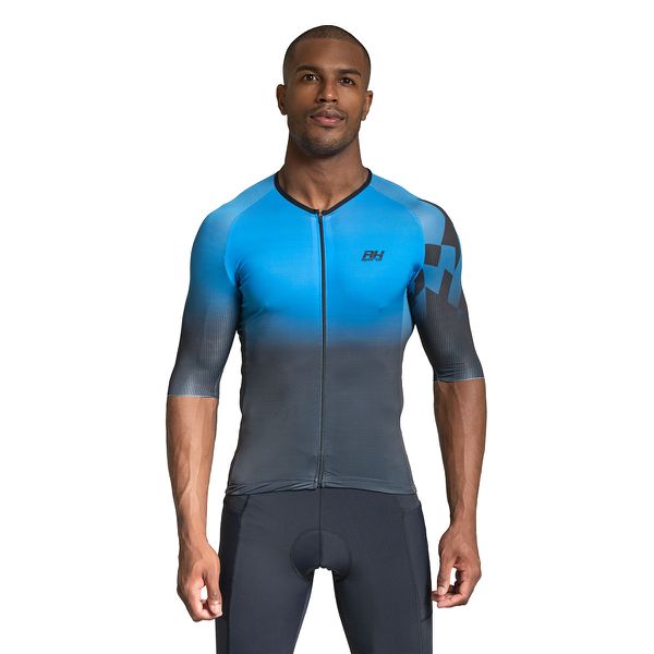 Camisa Ciclismo Elite Star Preto/Azul