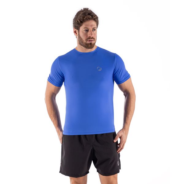 Camiseta RH Sports Poli Masculina Azul 