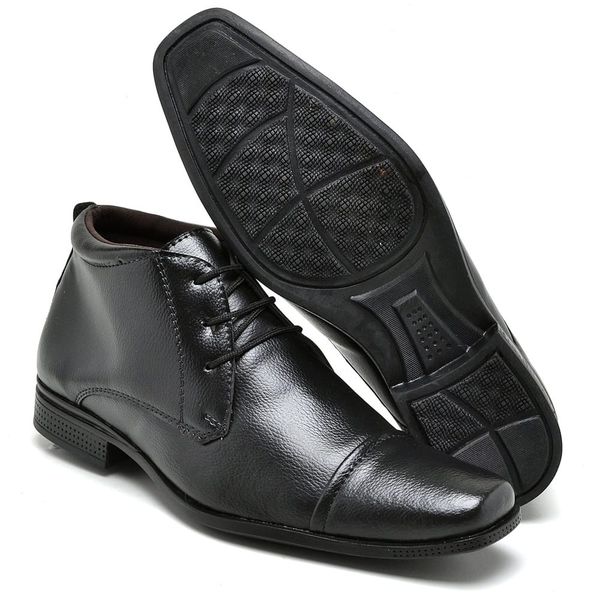 Botinha Social Masculina 600 Preto Altar