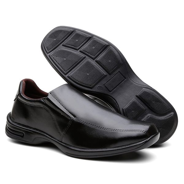  Sapato Social Confort Calçar 222 Preto