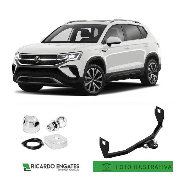 Engate Reboque VW Taos Ref 500kg tração 