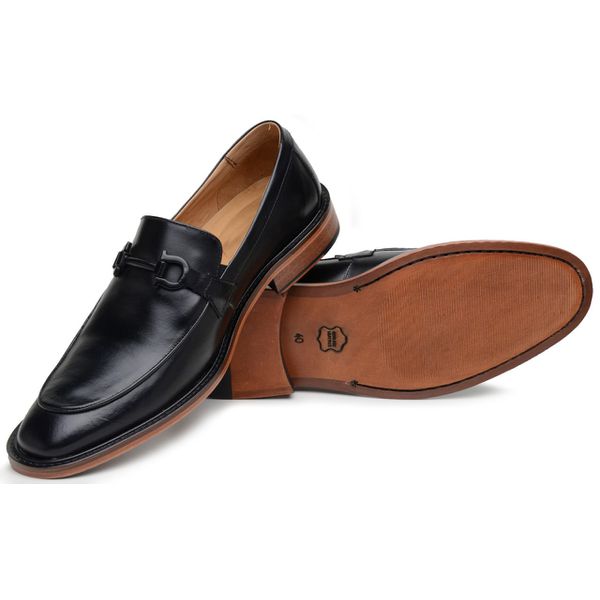 Loafer masculino preto sale