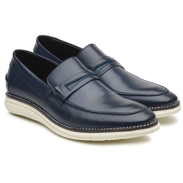 Sapato Casual Loafer Copa Marinho 