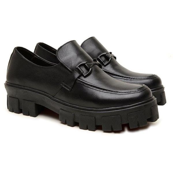 Sapato Masculino Loafer Clint Black Bernotte