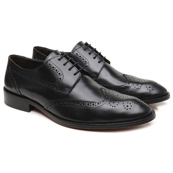 Sapato Masculino Derby Eleganza Preto Bernotte