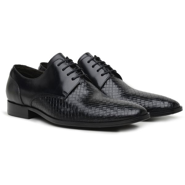 Sapato Social Derby Barker Trice Preto