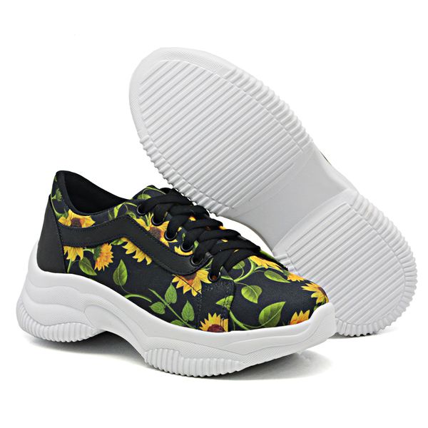 Tenis vans store amarelo girassol