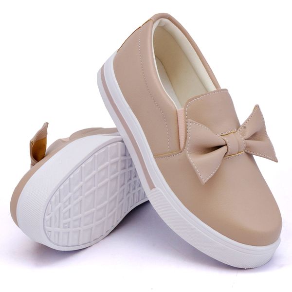 Slip On Siena Laço Deitado Rosê DKShoes