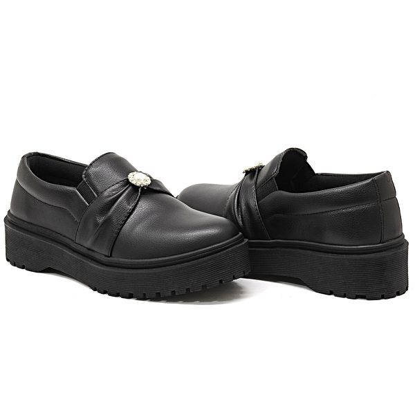Mocassim top feminino plataforma