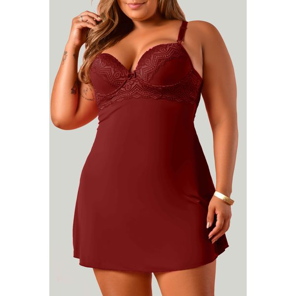 Camisola Ritati Plus Size Liganete Renda 