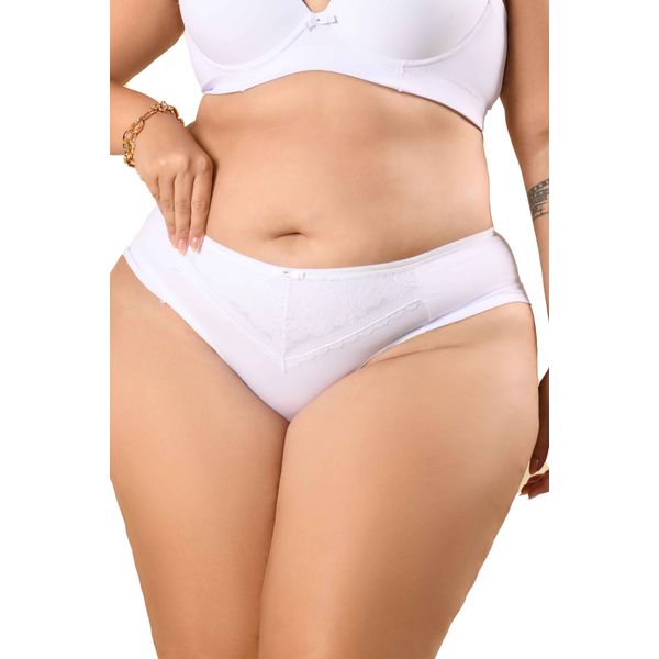 Calça Plus Micro Renda Ritati com Lateral Dupla