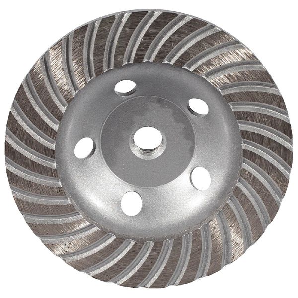 Rebolo Diamantado Tipo Prato c/ Rosca 115xM14mm (573,0005) - Graff